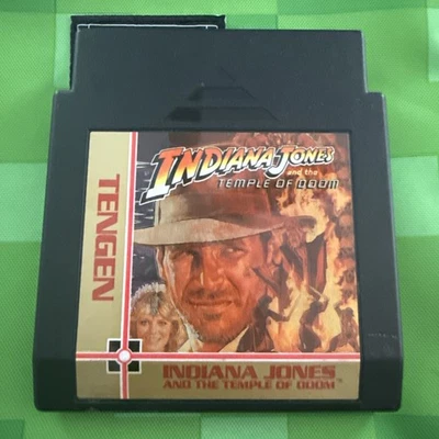 Konami Indiana Jones and the Temple of Doom Vintage Nintendo NES Video Game - Image 1 of 2