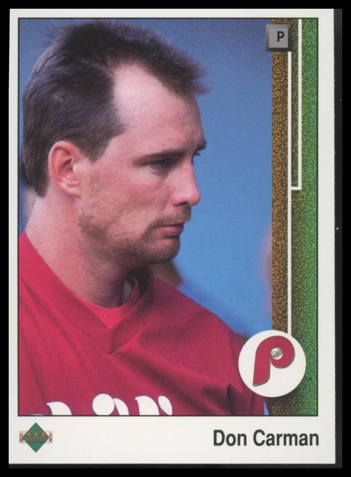 1989 Upper Deck #409 Don Carman Philadelphia Phillies - Image 1 of 1