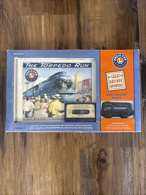 Lionel Great Railway Adventures Torpedo Run - Tren/Libro/Cassette - NUEVO Foto 1 de 4