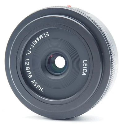 Lente gran angular negra Leica Elmarit-TL 18mm F2.8 ASPH para montaje TL [cas... - Imagen 1 de 4