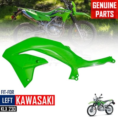 Cuadro genuino Kawasaki KLX230 KLX Enduro 20-24 carenado cubierta motor verde LH Foto 1 de 4
