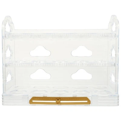 Eierregal Haushalt Eierbehälter Kühlschrank Eierhalter Eierkonservierung Tablett - Bild 1 von 4