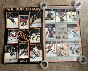 Vintage Starline NHL Poster Lot/3 Superstars The Puck Stops Here & Ron Hextall - Bild 1 von 19
