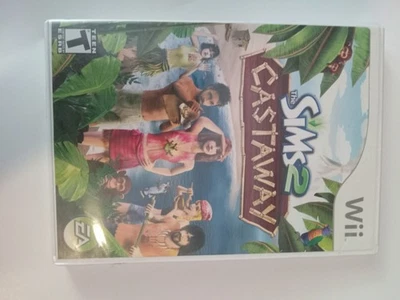 The Sims 2: Castaway (Nintendo Wii, 2007) NO MANUAL  - Image 1 of 4