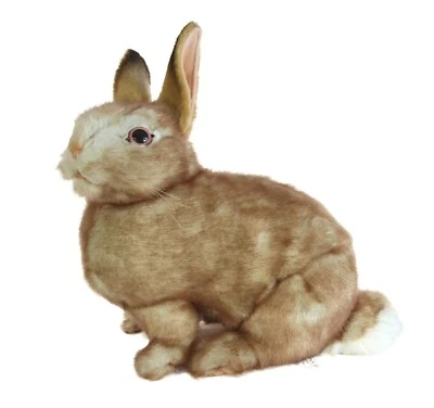 Bunny Rabbit Sitting Soft Toy by Hansa 7797 -Brand New- Lincrafts UK -Gift- - image 1 of 4