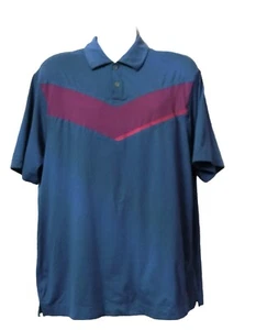 mens t shirt Brand Nike Golf Size L Color Blue And 💜 Purple  - Picture 1 of 8