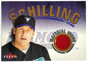 2001 Fleer - Curt Schillings - Material Issue - GU Jersey Patch Diamondbacks - Bild 1 von 2