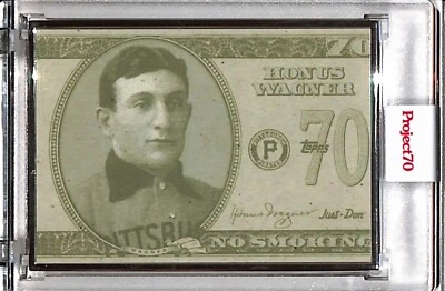 2021 TOPPS PROJECT 70 #665 HONUS WAGNER BY DON C P70 AP SILVER FRAME 03/51 - Image 1 of 2