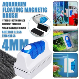 Magnetic Cleaner Magnet Aquatic Brush Algae Aquarium Cleaning Glass Fish Tank UK - Picture 1 of 14