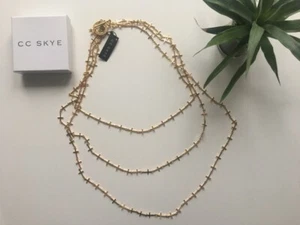 cc skye gold necklace crosses - celebrity style - Picture 1 of 3