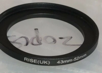 43-52mm  camera lens Filter step up  adapter ring  43 mm - 52 mm - Image 1 of 2
