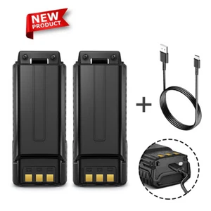 2pcs BL-5L 7.4V Extended 3800mAh Li-Ion Battery for BAOFENG UV-5R UV-5RA Radio - Zdjęcie 1 z 8