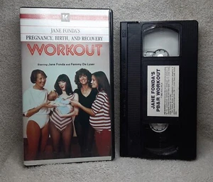 Jane Fonda's PREGNANCY, BIRTH & RECOVERY WORKOUT VHS Tape LORIMAR HOME VIDEO - Imagen 1 de 2