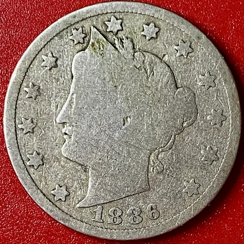 1886 LIBERTY HEAD NICKEL Cover