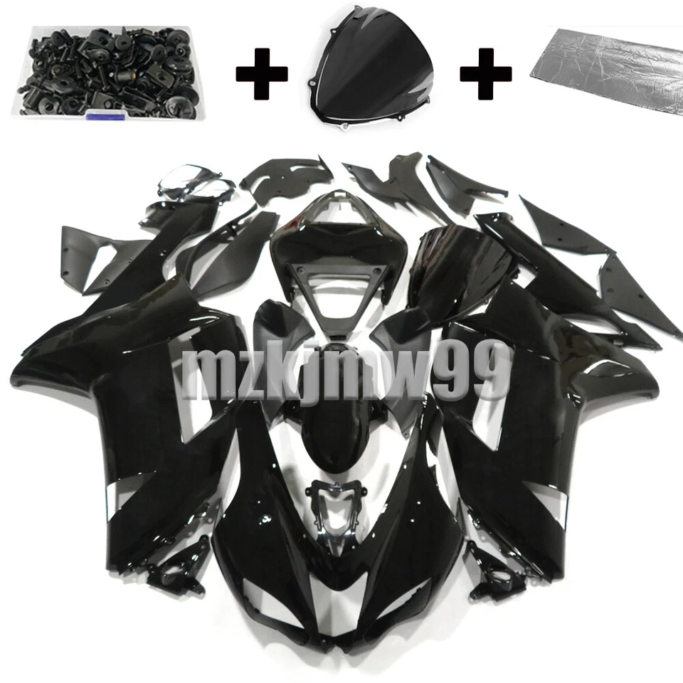 Injection For Kawasaki Ninja ZX6R ZX-6R 2007-2008 ZX636 Fairing Kit Bodywork Foto 1 de 1