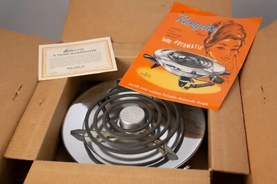 RANGETTE BY REGAL Hot Plate Portable Automatic Range Vintage NOS RARE FIND - Image 1 of 4
