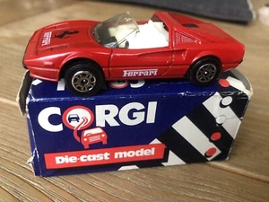 Vintage Corgi Juniors Ferrari 308 GTS 1:64 Red 1985 Boxed - Picture 1 of 6
