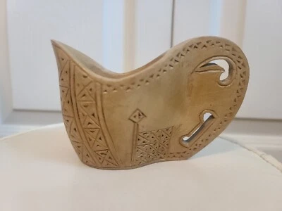 Винтажная березовая чашка Shepards Kuksa ручной работы из дерева Сараево Югославия  - Изображение 1 из 4
