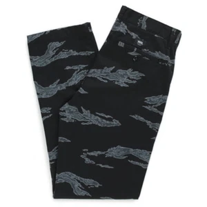Vans "Authentic Chino Pro" Pants (Tiger Camo) Mens Stretch Straight Fit Pant - Picture 1 of 3