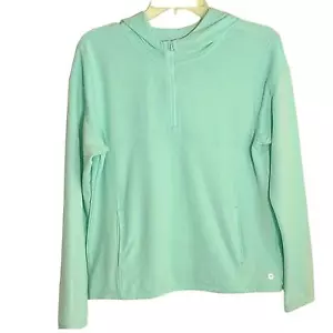 Avia 1/2 Zip Hoodie Jacket Women's Sz XXL Blue Long Sleeve Sweatshirt Pullover - Picture 1 of 12