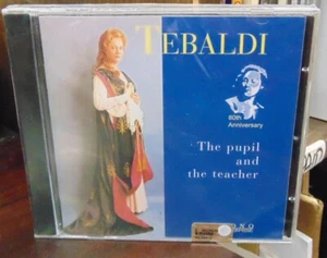 TEBALDI - The Pupil & the Teacher / FONO 1055 / M/M SEALED CD - Picture 1 of 2