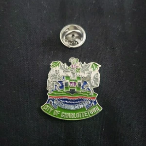 City of Charlottetown Prince Edward Island Canada Lapel Pin Travel Souvenir - Picture 1 of 3
