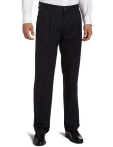 Pantalones Dockers Para Hombre Clásicos Firma Caqui D3 Pantalones de Vestir Plisados Mejor P. NUEVOS - Imagen 1 de 4