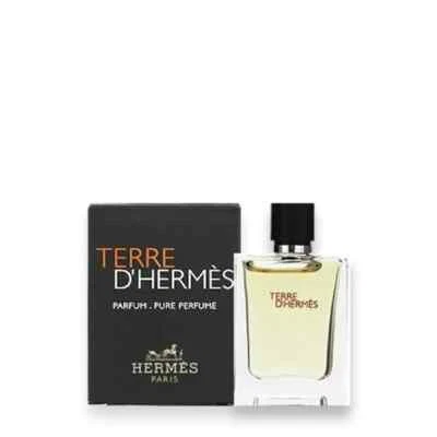 HERMES TERRE D'HERMES PERFUME PURO MINI SPLASH HOMBRES 0,17 OZ / 5 ml Foto 1 de 2