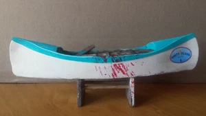 Jaws Amity Island 7" Wooden Canoe - Limited - Picture 1 of 5