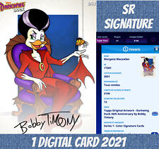 Topps Disney Collect Morgana Macawber Original Signature Artwork SR 2021 Digital