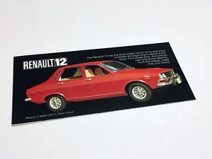 Renault 12 1973 sedán camioneta folleto vista previa - Imagen 1 de 1