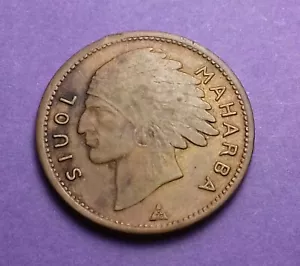 RARE ABRAHAM LOUIS INDIAN HEAD ADVERTISING TOKEN 1820'S - CONTINENTAL  - Picture 1 of 2