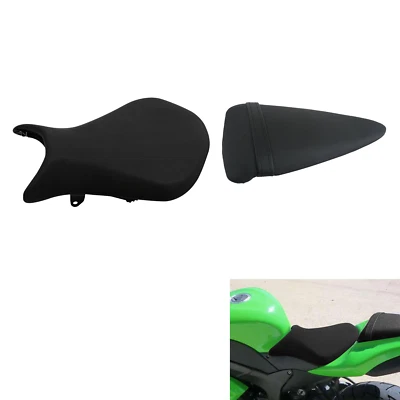 Fit For Kawasaki NINJA ZX6R 2007-2008 Driver Rider & Passenger Seat - Image 1 of 4