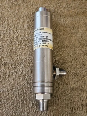 Honeywell Sensotec FDD 060-F956-07 9-28VDC Output 0-5 DC Pressure transducer - Image 1 of 4