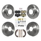 For 2004 Toyota Tacoma 4Wd Front Rear Brake Rotor Integrally Molded Pad Drum Kit