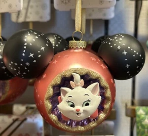 Disney Parks Marie Mickey Mouse Icono Vidrio Soplado Adorno Nuevo con Etiquetas The Aristocats - Imagen 1 de 3