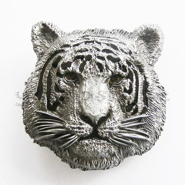 Tiger Animal Metal Belt Buckle - Image 1 of 1