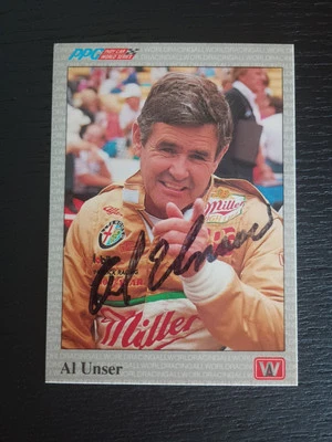 1991 PPG A & S Racing #35 Al Under Sr. Hand Signed Autographed Card - Image 1 of 2