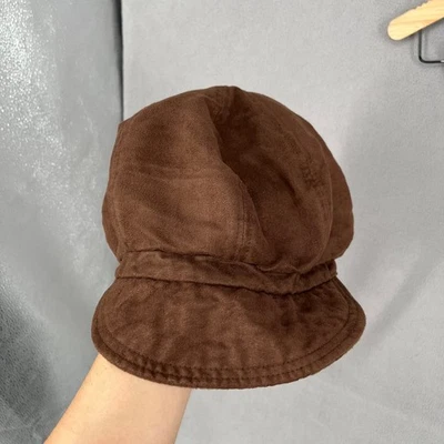 Gorra Gregory Ladner para Hombres Talla Única Marrón Gamuza Newsboy Panadero Correa Ajustable Foto 1 de 4