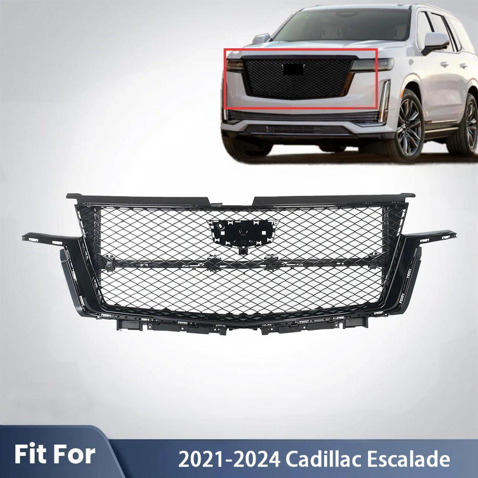Front Upper Grille For 2021 2022 2023 2024 Cadillac Escalade&ESV 85000010 - Image 1 of 4