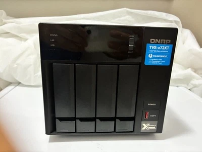 QNAP TVS-x72XT Network Attached Storage with Thunderbolt 3 NO HDD AS-IS - Image 1 of 4