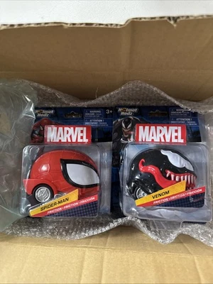 Casco Marvel Hedz Vehículos de Fricción Spider-Man y Venom en Tarjetas Separadas 👀🔥 Foto 1 de 4