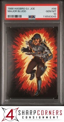 1986 HASBRO G.I. JOE #99 MAJOR BLUDD  PSA 10 - Image 1 of 3