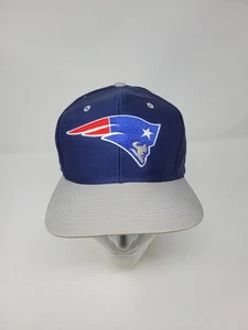 Vintage New England Patriots Logo 7 NFL Football Snapback Cap Hat  - Picture 1 of 7