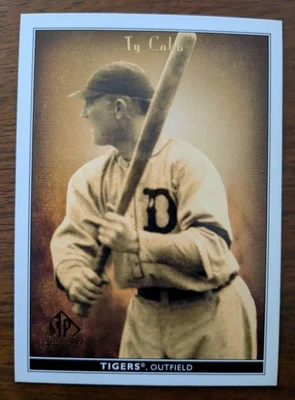 TY COBB, 2002 SP CORTES LEGENDARIOS #84, TIGRES Foto 1 de 2