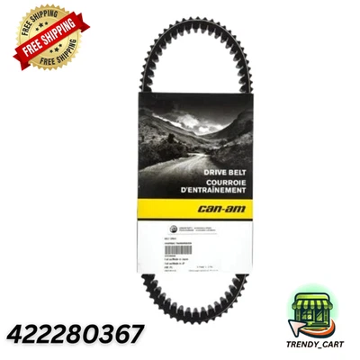 Can-Am 422280367 Clutch Drive Belt 2013-2020 Maverick Commander Max 1000R DPS - Image 1 of 4