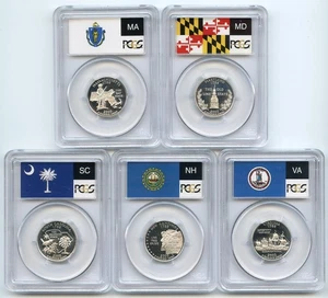 2000 S Silver State Quarter Set PCGS PR69DCAM - Picture 1 of 2