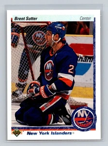 1990-91 Upper Deck #249 Brent Sutter New York Islanders - Picture 1 of 2