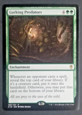 MTG Lurking Predators  Commander 2016 enchantment NM - Image 1 of 2