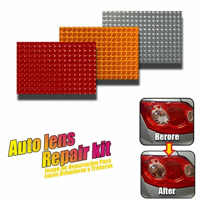Car Auto Lens Repair Tool Kit 3 Colors for Tail Lights Turn Signals Clear Lenses - Image 1 of 1